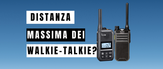 Qual'è la distanza massima coperta da un Walkie Talkie?