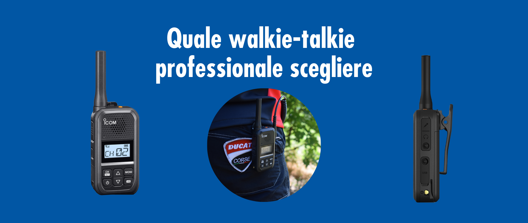 Walkie Talkie PMR446 Lungo Raggio 5km – 16 Canali, Batteria 1500mAh USB-C, Per Lavoro E Outdoor (Coppia)