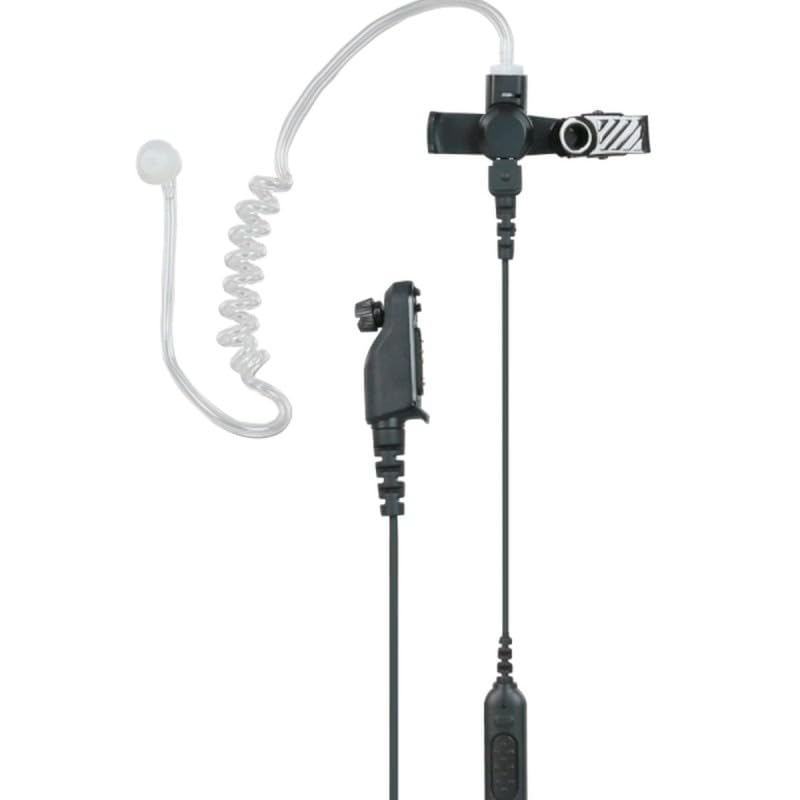 Hytera EAN30-P Auricolare con tubetto acustico trasparente con microfono e PTT in linea per BP515LF, BP5xx, P50, P50PRO, P60
