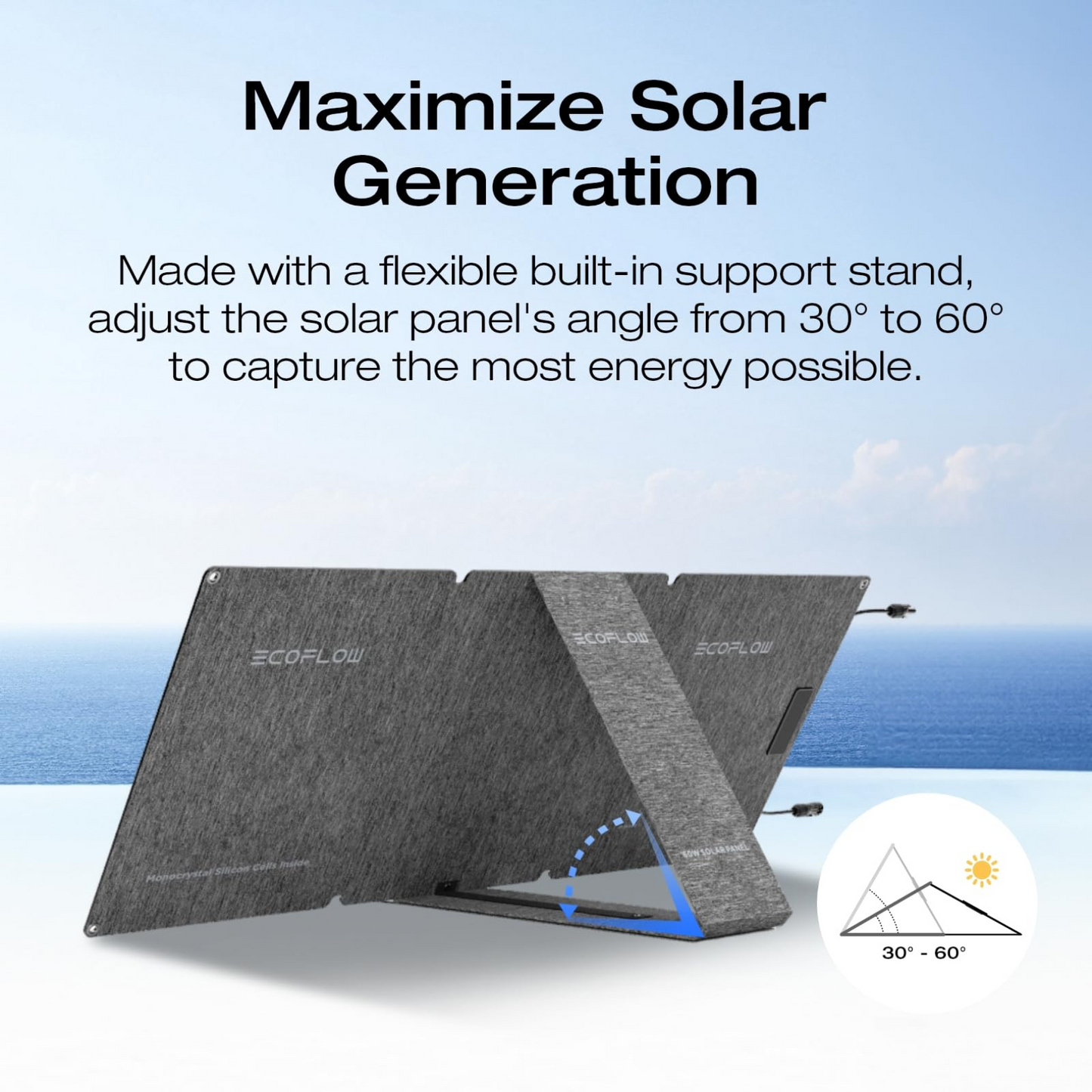 VTOMAN VS110 Panello Fotovoltaico Portatile da 110W - 19V pieghevole con certificazione IP67 impermeabile con adattatori Anderson XT60 DC5521 per Jump 600X/1500X/2200 e FlashSpeed 300/600/1000