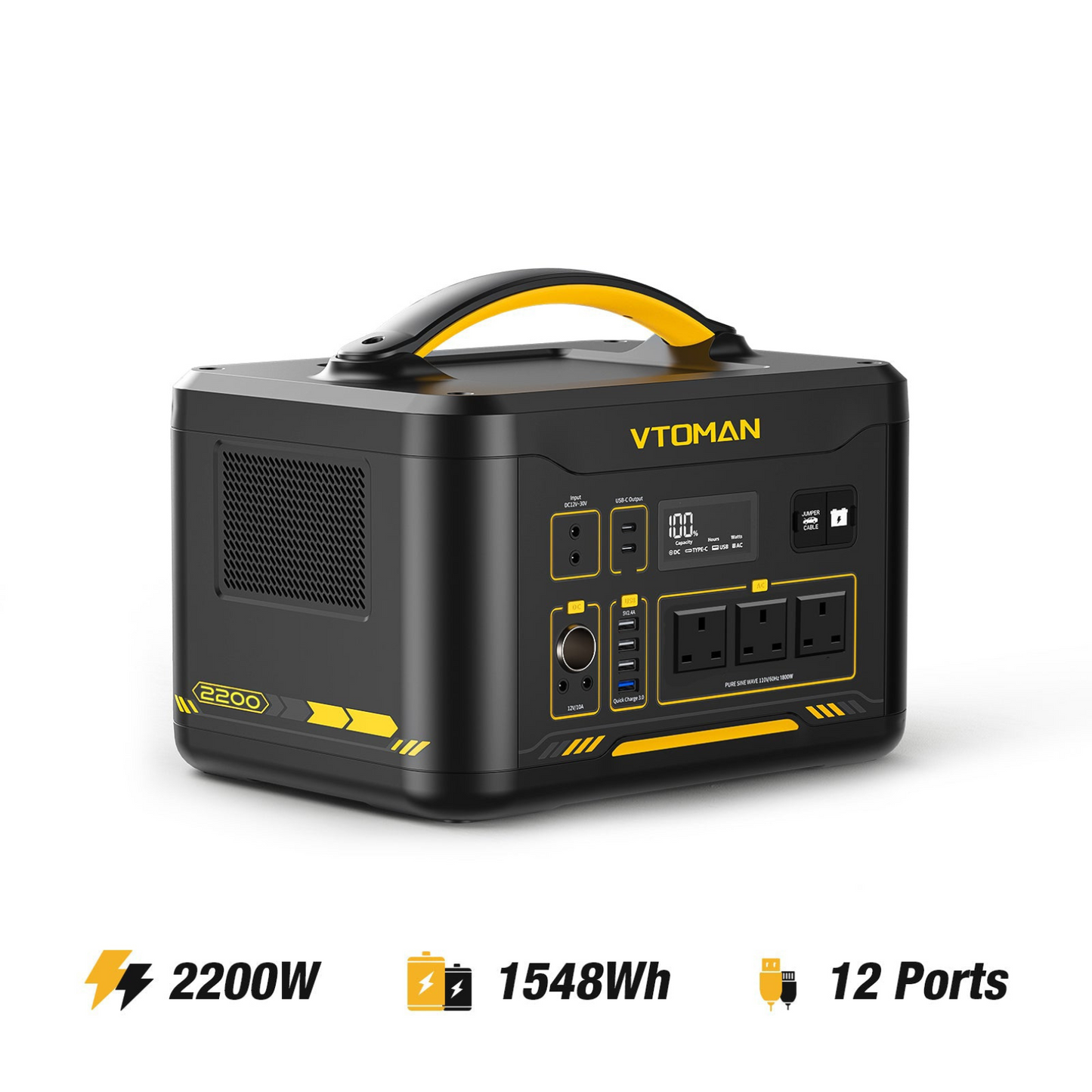 VTOMAN JUMP 2200 Stazione di Energia Portatile da 2200 W