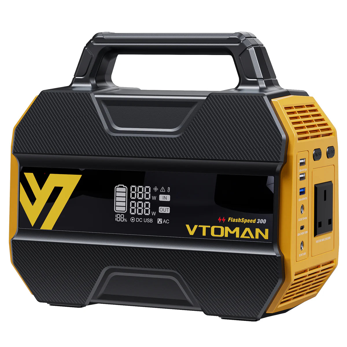 VTOMAN FlashSpeed 300 Stazione di Energia Portatile 230Wh 300W con presa EU