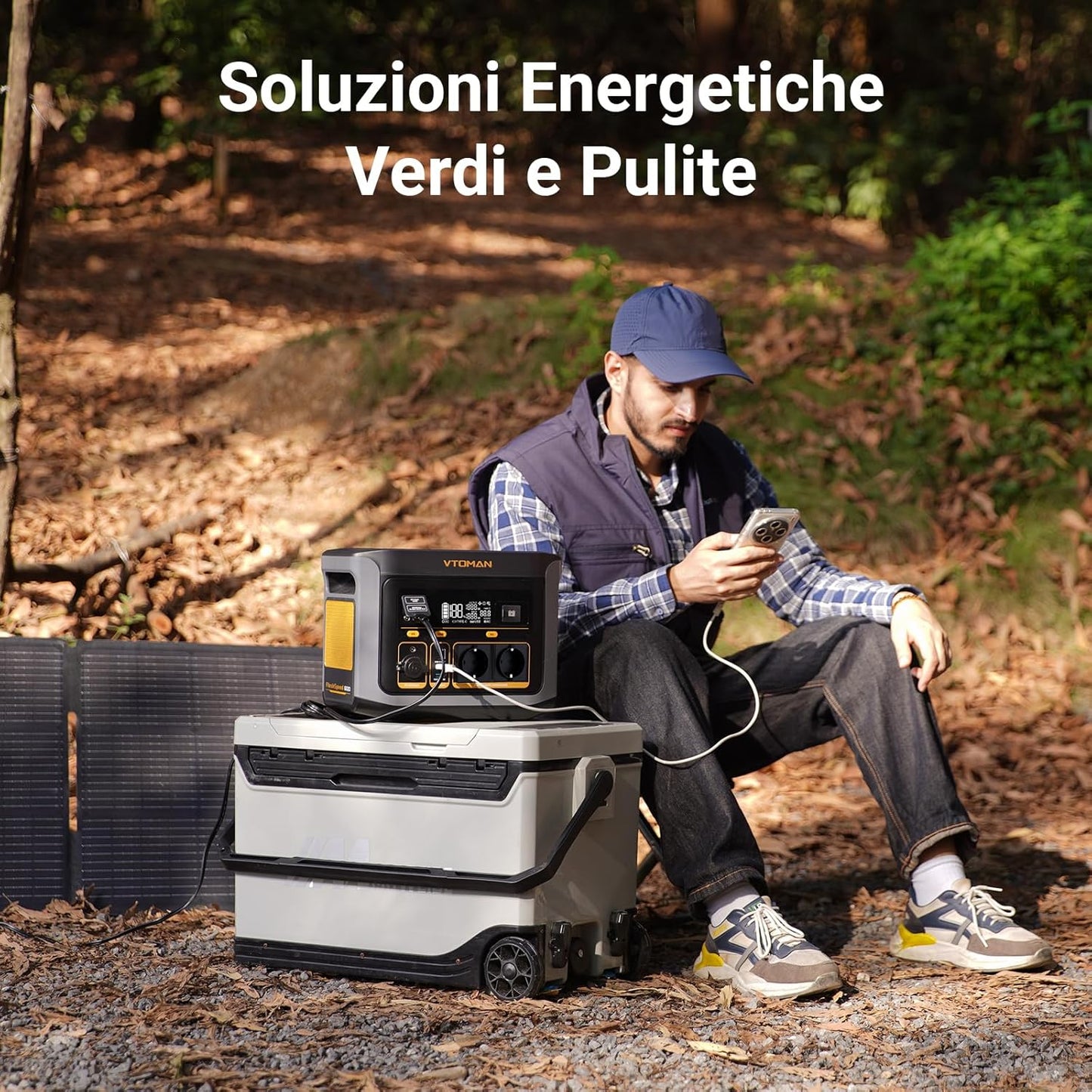 VTOMAN FlashSpeed 600 Stazione di Energia Portatile 499Wh 600W con prese EU