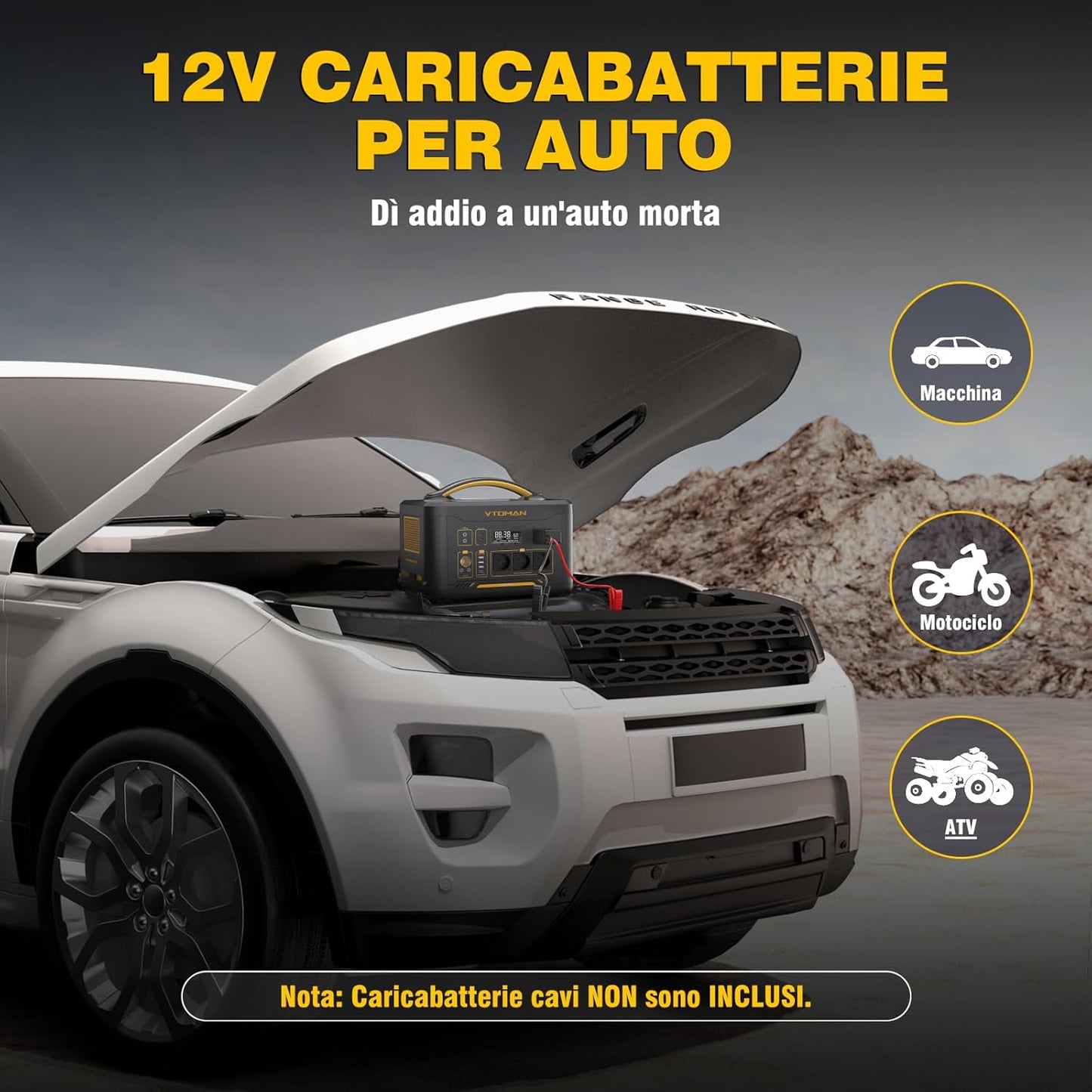 VTOMAN JUMP 1500X Stazione di Energia Portatile 828Wh 1500W con prese EU