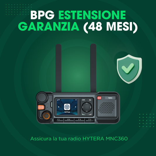 Servizio estensione garanzia 48 mesi (totale 4 anni) - Hytera MNC360