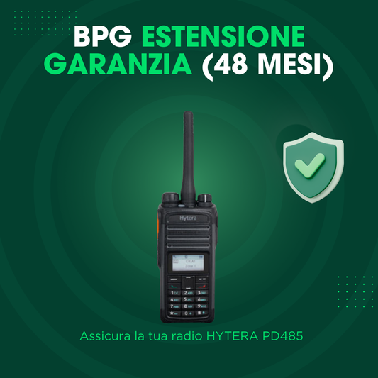 Servizio estensione garanzia 48 mesi (totale 4 anni) - Hytera PD485