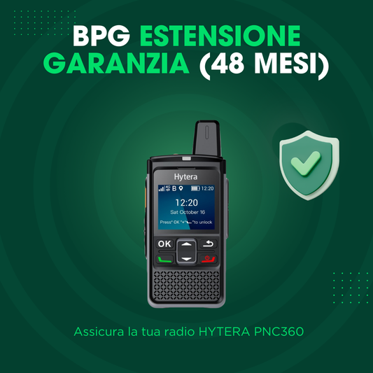 Servizio estensione garanzia 48 mesi  (totale 4 anni) - Hytera PNC360