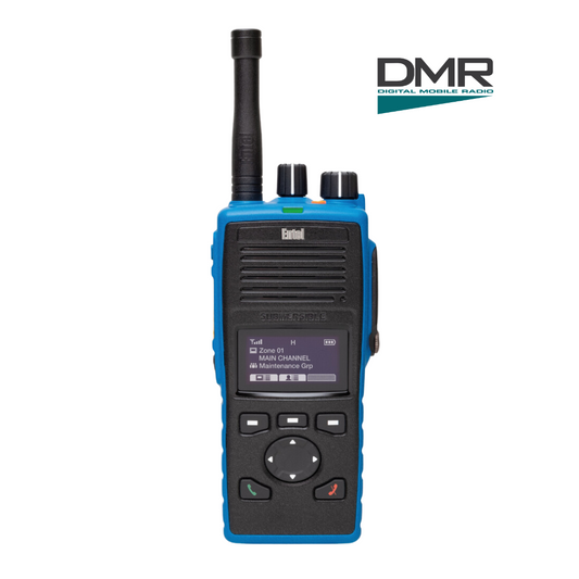 Entel DT953 ATEX Ricetrasmettitore professionale di uso libero analogico/digitale PMR446/DMR446 con display