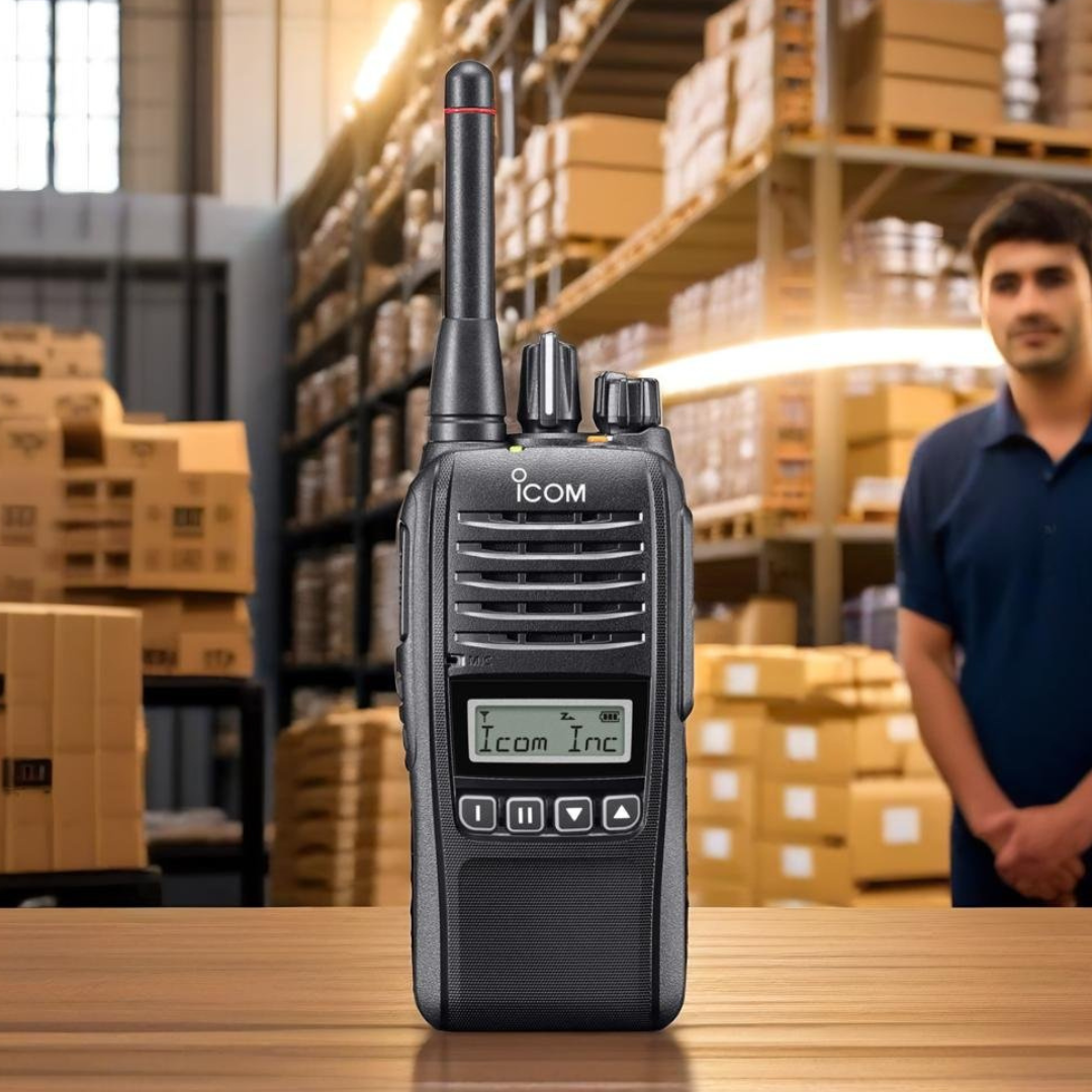 Icom IC-F29SDR Ricetrasmettitore professionale di uso libero analogico/digitale PMR446/dPMR446 con display impermeabile IP67