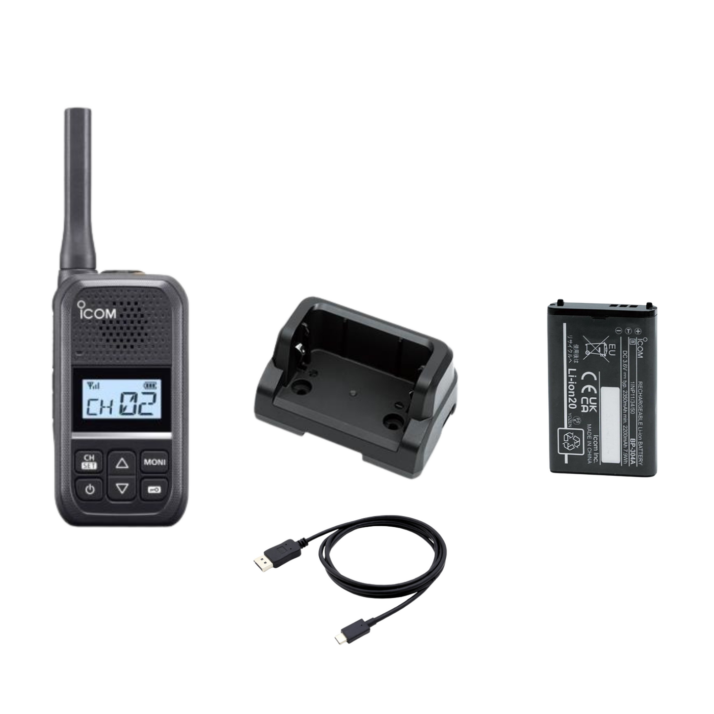 Icom IC-U20SR Ricetrasmettitore miniaturizzato di uso libero PMR446