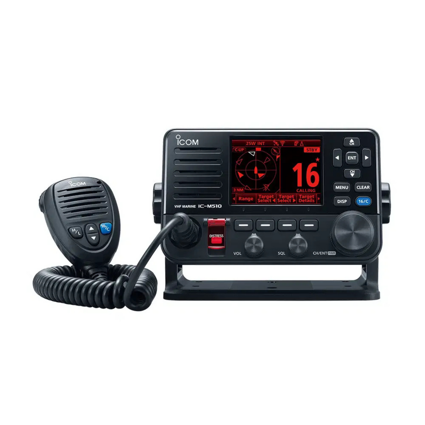 IC-M510E Icom – Ricetrasmettitore Nautico Fisso VHF con display a colori, WLAN, GNSS e DSC in classe D