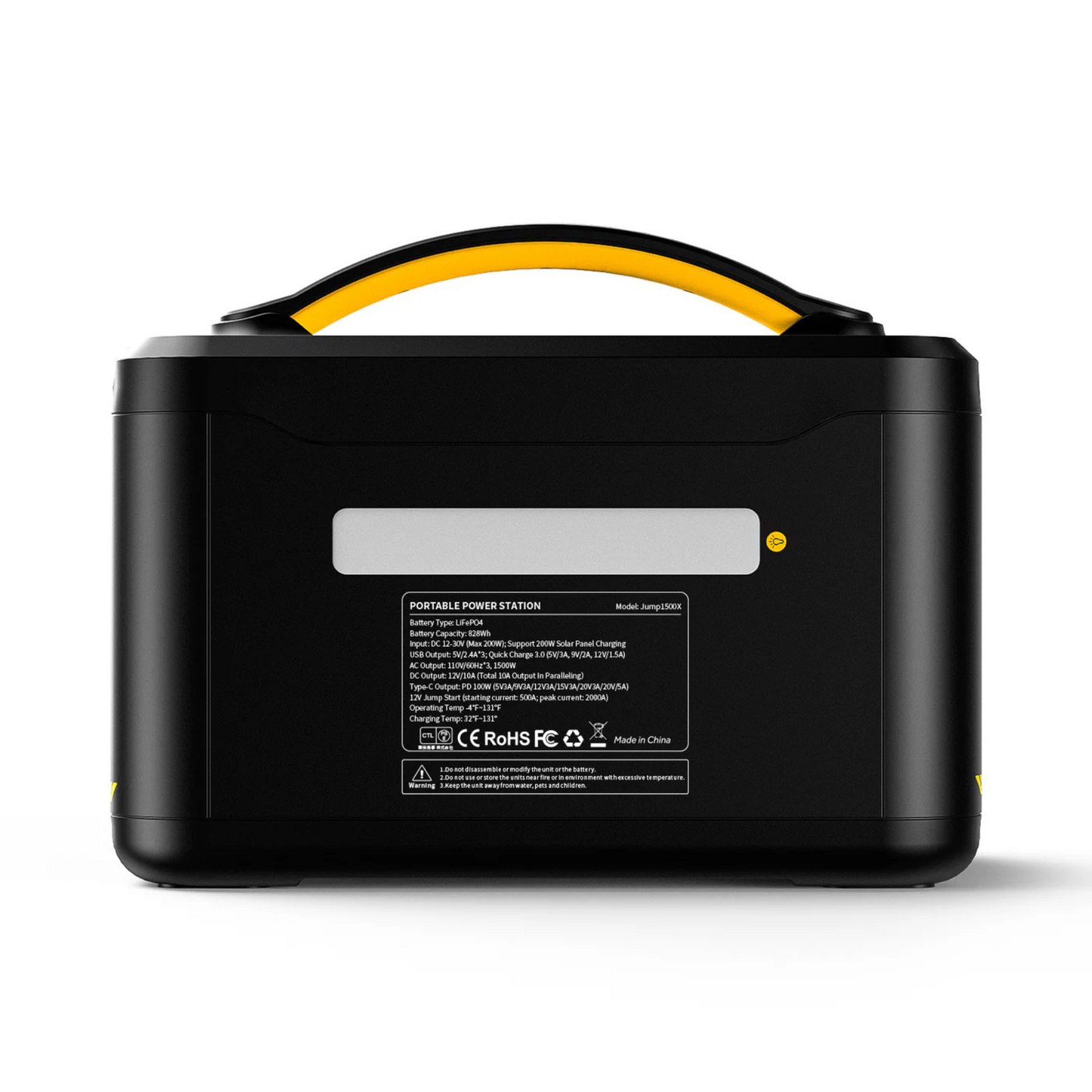 VTOMAN JUMP 1500X Stazione di Energia Portatile 828Wh 1500W con prese EU