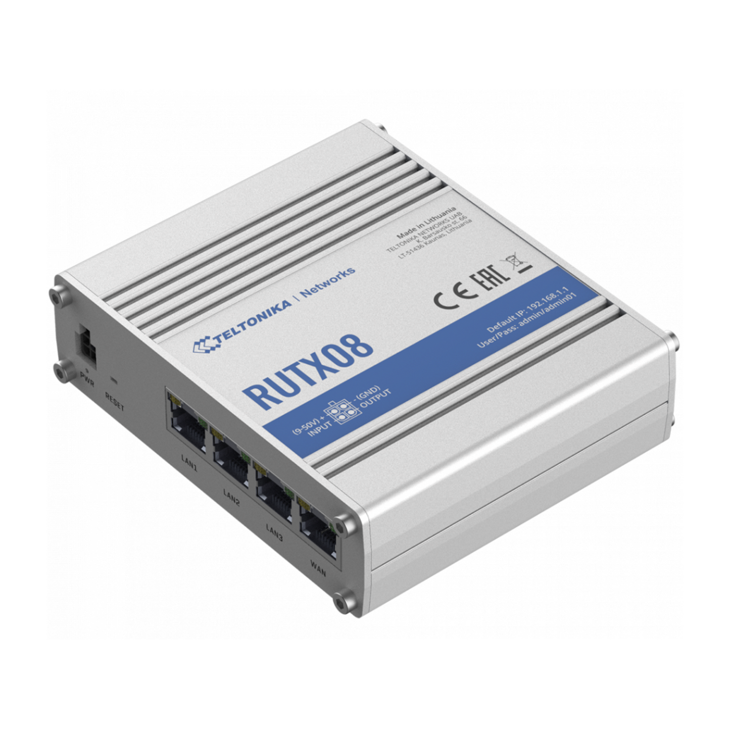 Teltonika RUTX08 Industriale IoT Cablato 4 porte Gigabit Ethernet