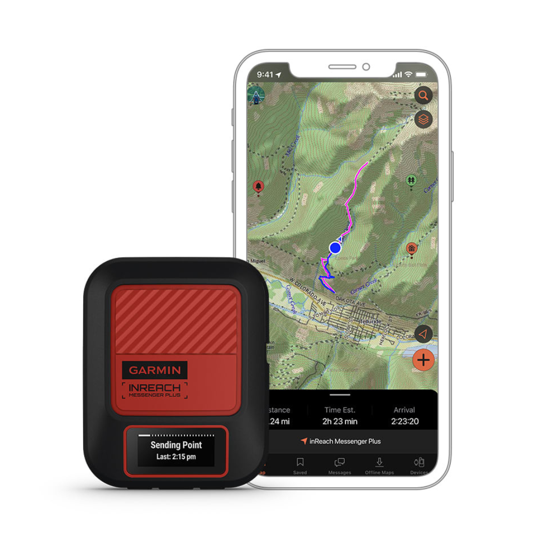 Garmin Inreach Messanger Plus - Comunicatore satellitare SOS con Messaggistica Vocale e Foto