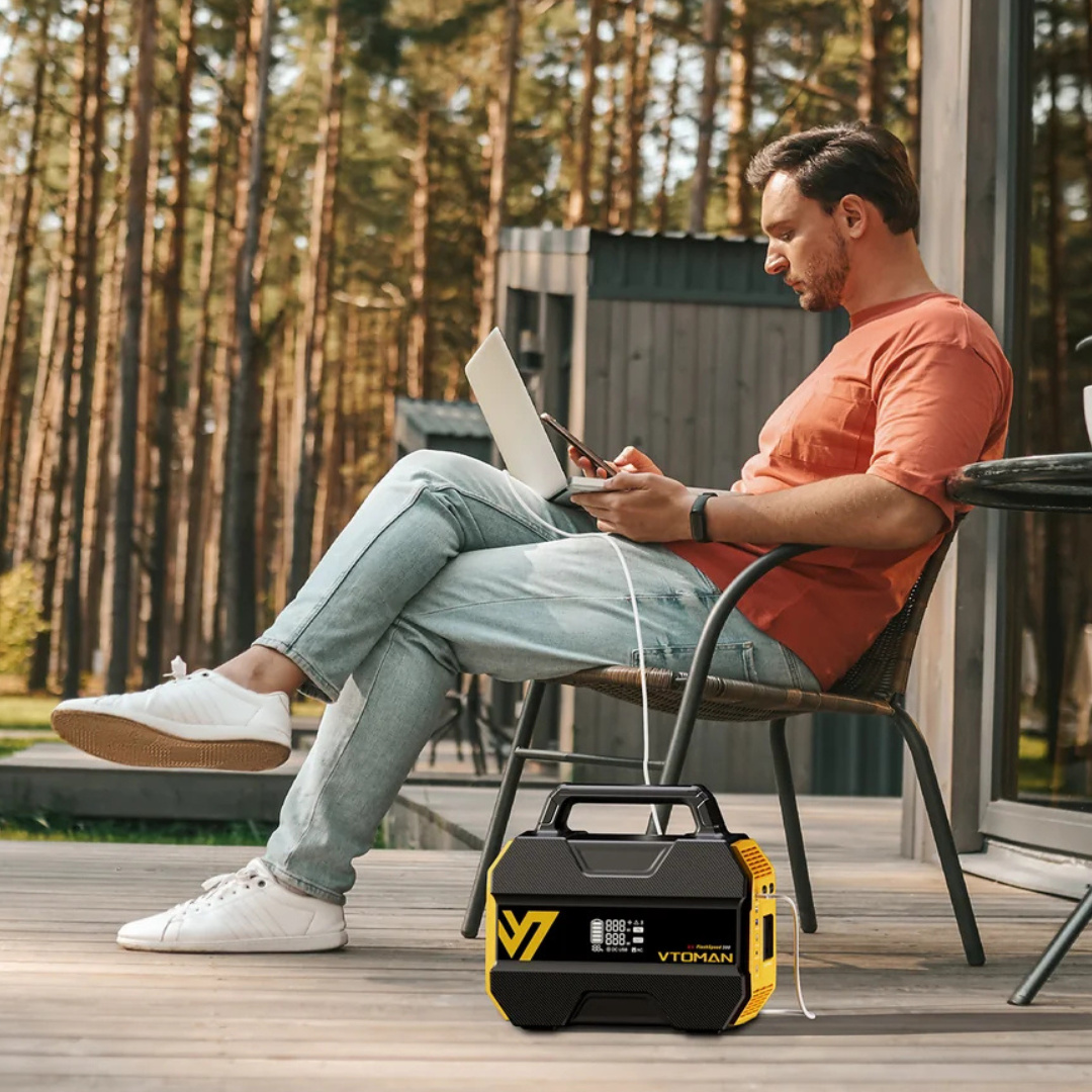 VTOMAN FlashSpeed 300 Stazione di Energia Portatile 230Wh 300W con presa EU