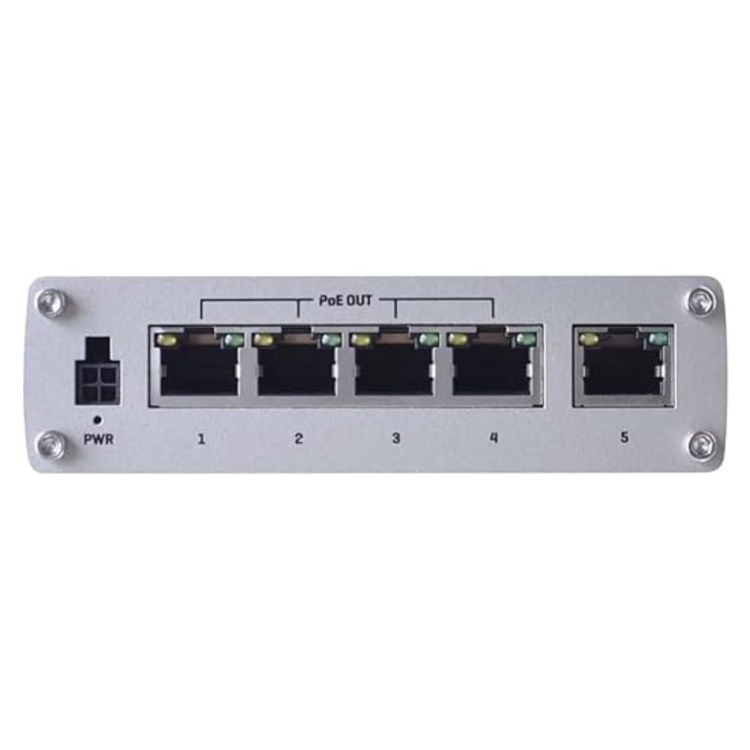 Teltonika TSW100 Switch Industriale PoE Ethernet Professionale 5 Porte Unmanaged
