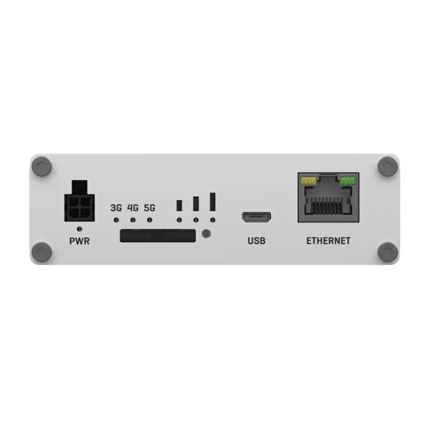 Teltonika TRB500 Industrial 5G / LTE Cat 20 Gateway with single Ethernet port, Digital Inputs/Outputs and a micro-USB port