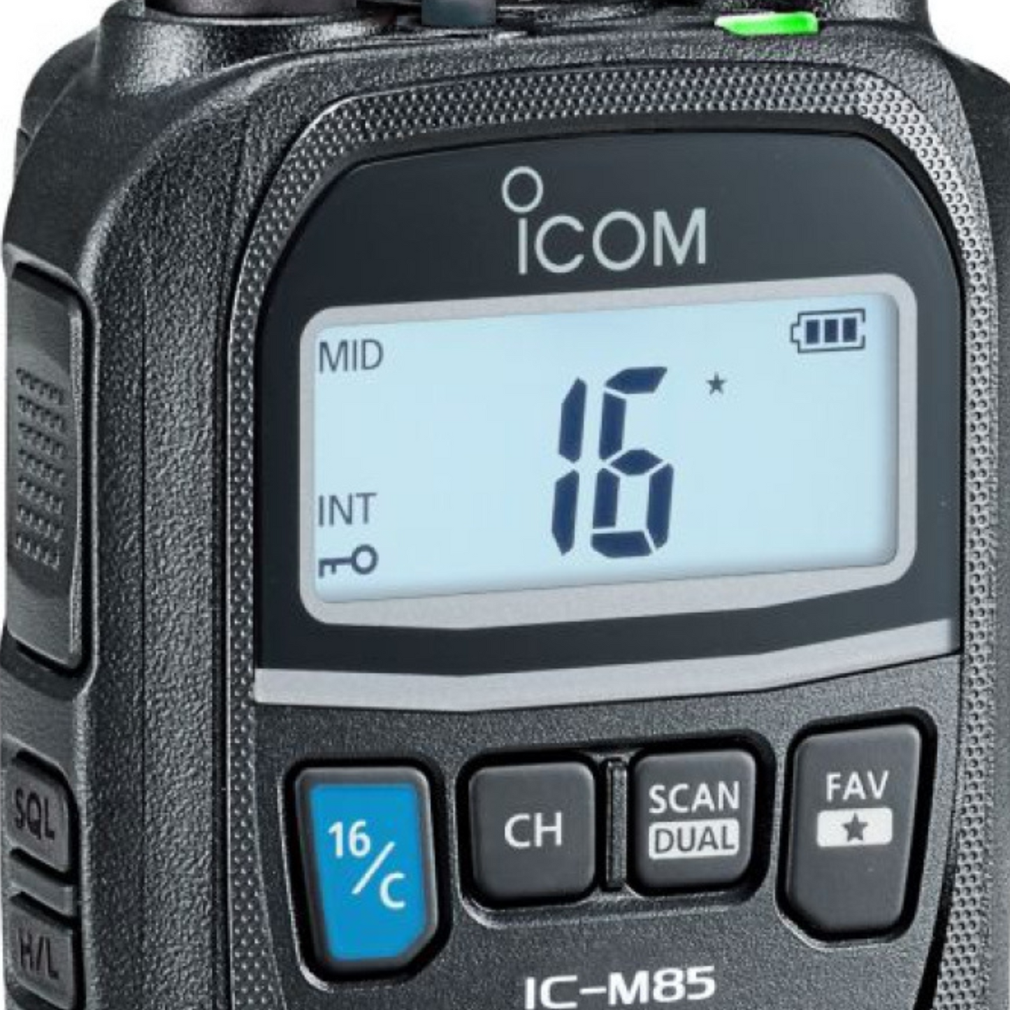 Icom IC-M85E Ricetrasmettitore VHF nautico portatile - Programmabile su frequenze PMR licenziate terrestri