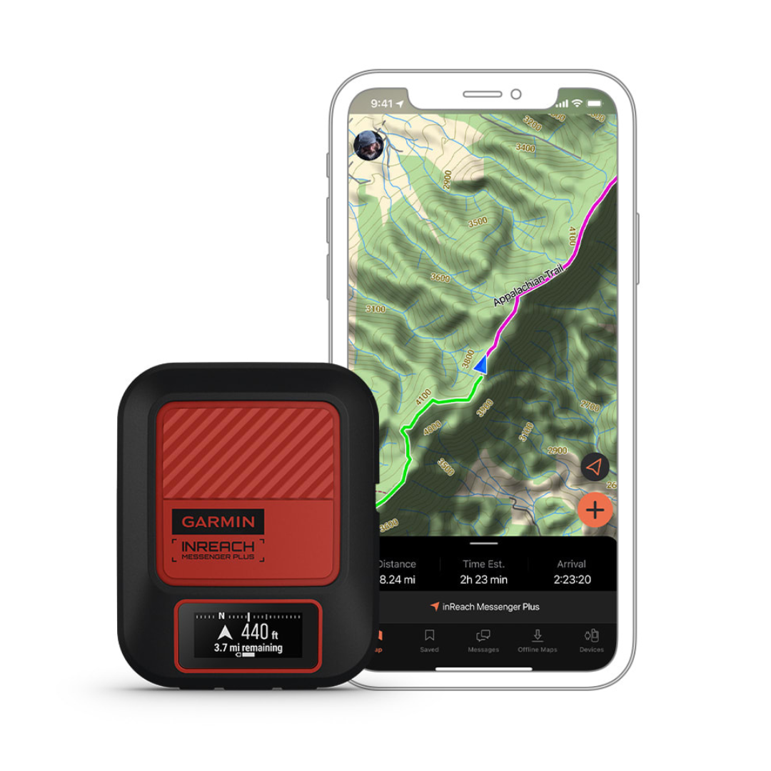 Garmin Inreach Messanger Plus - Comunicatore satellitare SOS con Messaggistica Vocale e Foto
