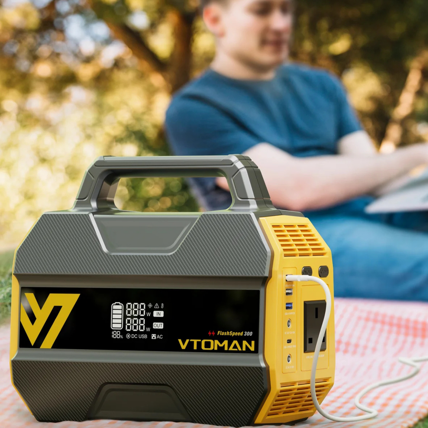 VTOMAN FlashSpeed 300 Stazione di Energia Portatile 230Wh 300W con presa EU