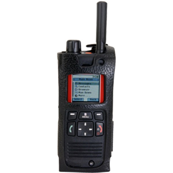 Custodia in pelle ATEX PMLN5288 Motorola per Tetra MTP850EX, MTP810EX