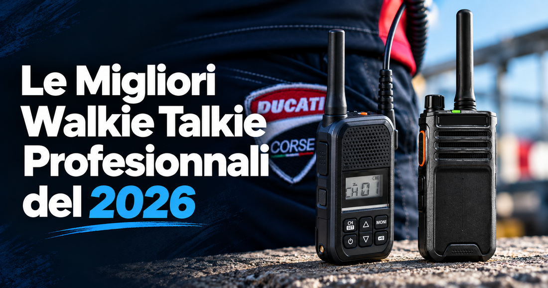Le migliori walkie talkie professionali del 2026