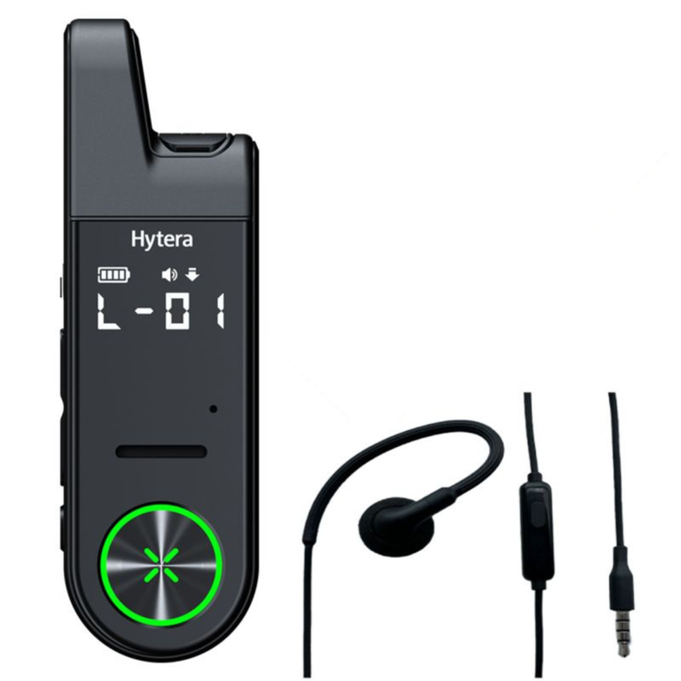 Hytera S1 Mini Ricetrasmettitore professionale di uso libero analogico PMR446 con auricolare