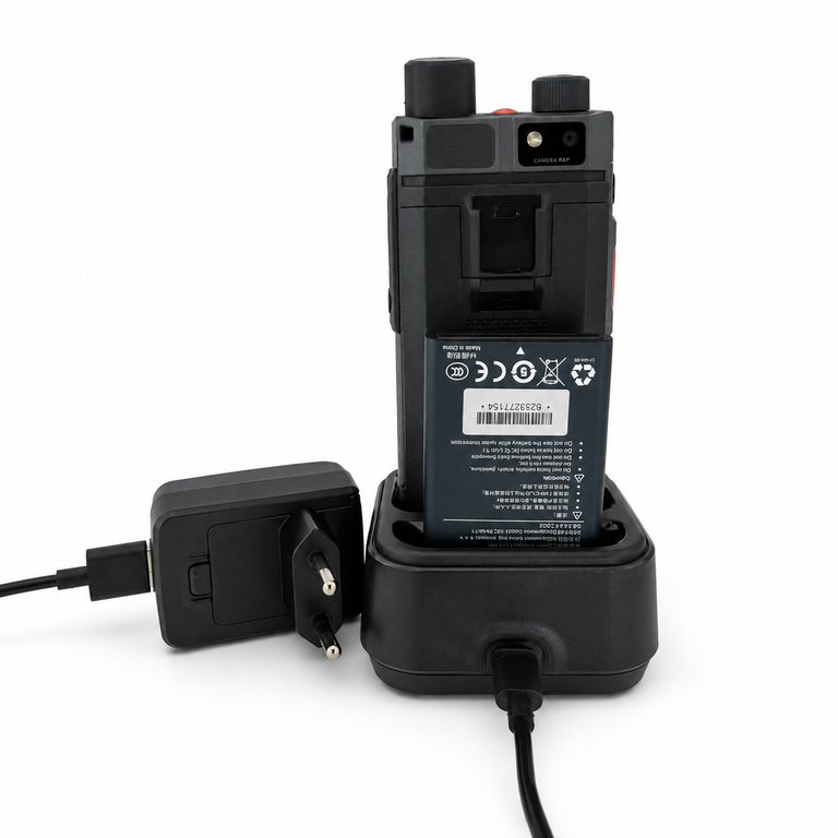 Hytera CH20L27 Base caricabatterie dual-unit (per 1 radio e 1 batteria) per batterie Li-Polymer da usare con PS2030 fornito con la P50, P50PRO e P60