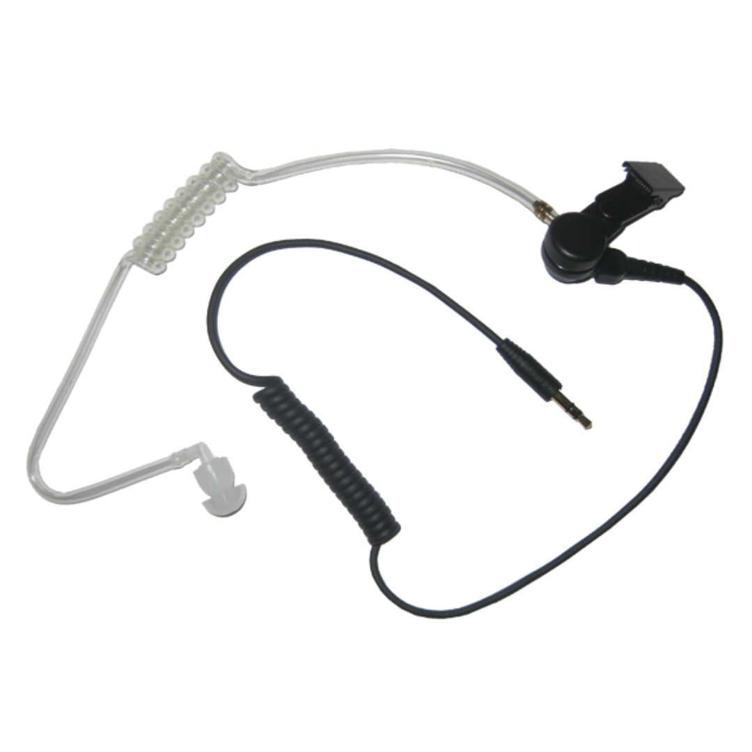 Auricolare con tubetto acustico trasparente  ES-02 (jack 3.5 mm)   per Hytera BP5**/HP7**/HP6**/HP5**  (da abbinare a microfono SM50N1-P/ACN-02P)