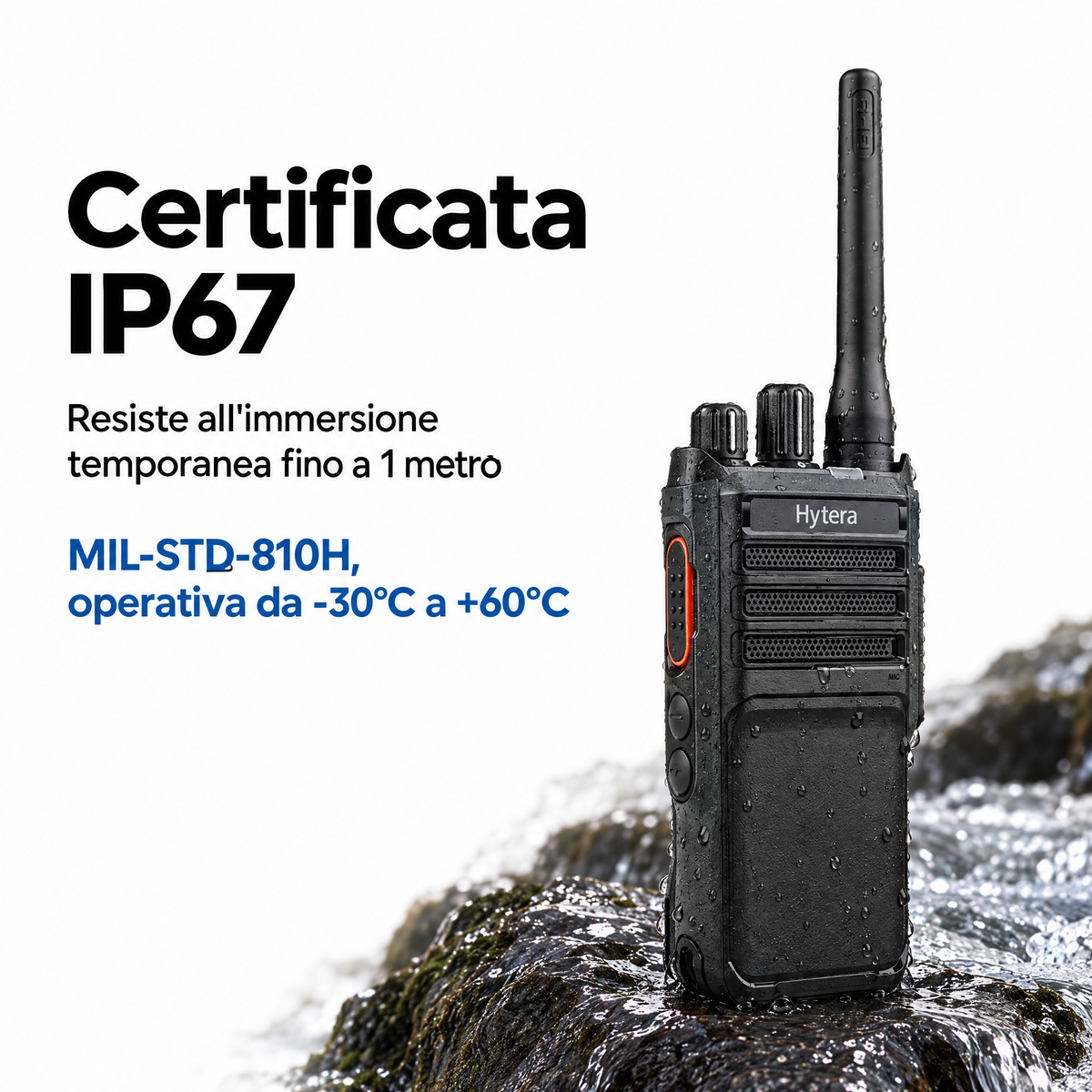 Hytera HP505 Ricetrasmettitore professionale DMR VHF - Inclusa Programmazione Canale E