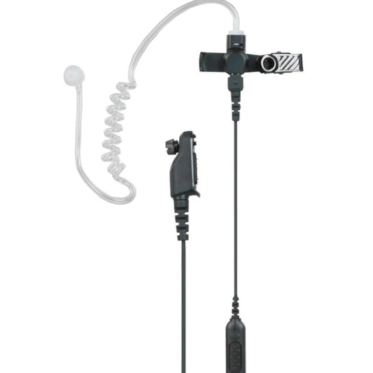 Hytera EAN30-P Auricolare con tubetto acustico trasparente con microfono e PTT in linea per BP515LF, BP5xx, P50, P50PRO, P60