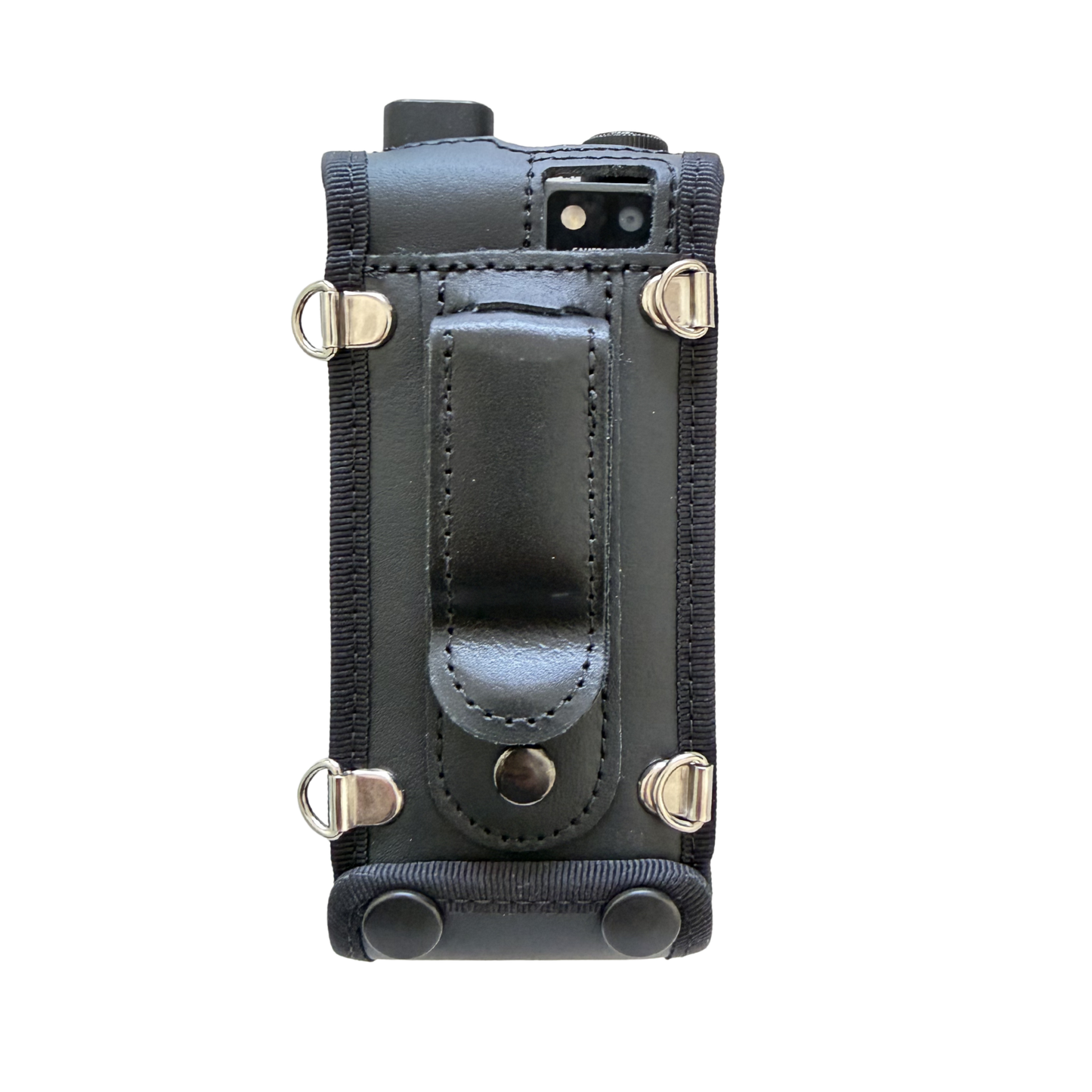 Custodia morbida in pelle per Hytera P50 e P50PRO con clip da cintura