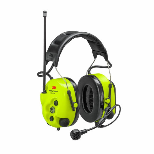 MT73H7A4410EU Cuffie  LiteCom Plus, 32 dB, PMR446 446 MHz, giallo fluo e bardatu
