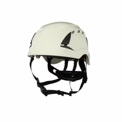 3M Peltor SecureFit™ Serie X5000 (X5014V-CE) Elmetto di sicurezza ventilato rifrangente verde ad alta visibilità compatibile con tutte le cuffie con attacco "P3E"