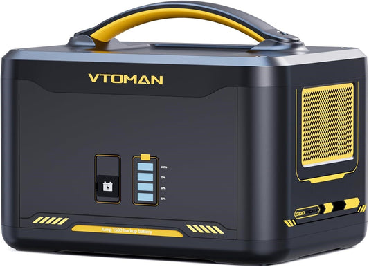 VTOMAN Jump 1500X EXTRA BATTERY 1548Wh con cavo CP3500 per collegamento a Jump 1500X/2200