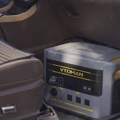 VTOMAN FlashSpeed 2400 Stazione di Energia Portatile 1408Wh 2400W con prese EU