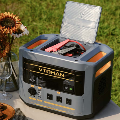 VTOMAN FlashSpeed 2400 Stazione di Energia Portatile 1408Wh 2400W con prese EU