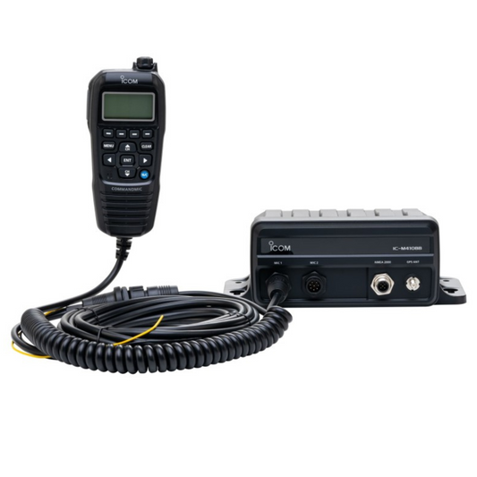 Icom IC-M410BB – Ricetrasmettitore Nautico VHF Black Box in policarbonato con DSC in classe D, ANC e ricevitore GNSS