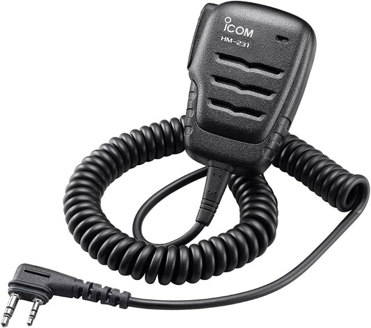 Icom HM-231 Microfono altoparlante per IC-A25NE, IC-A25CE VHF Aeronautico, impermeabile IPX7