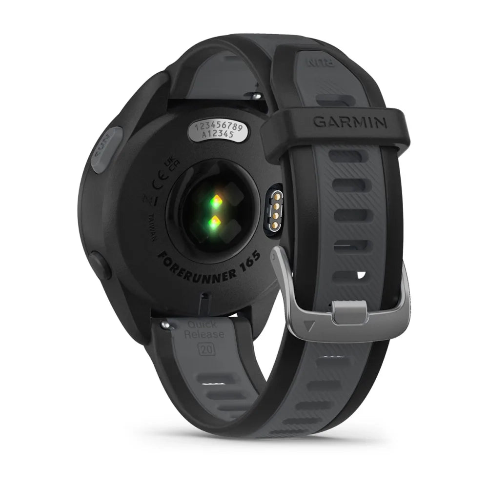 Garmin Forerunner 165 Smartwatch con GPS per la corsa nero
