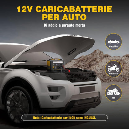 VTOMAN JUMP 600X Stazione di Energia Portatile 299Wh 600W con prese EU