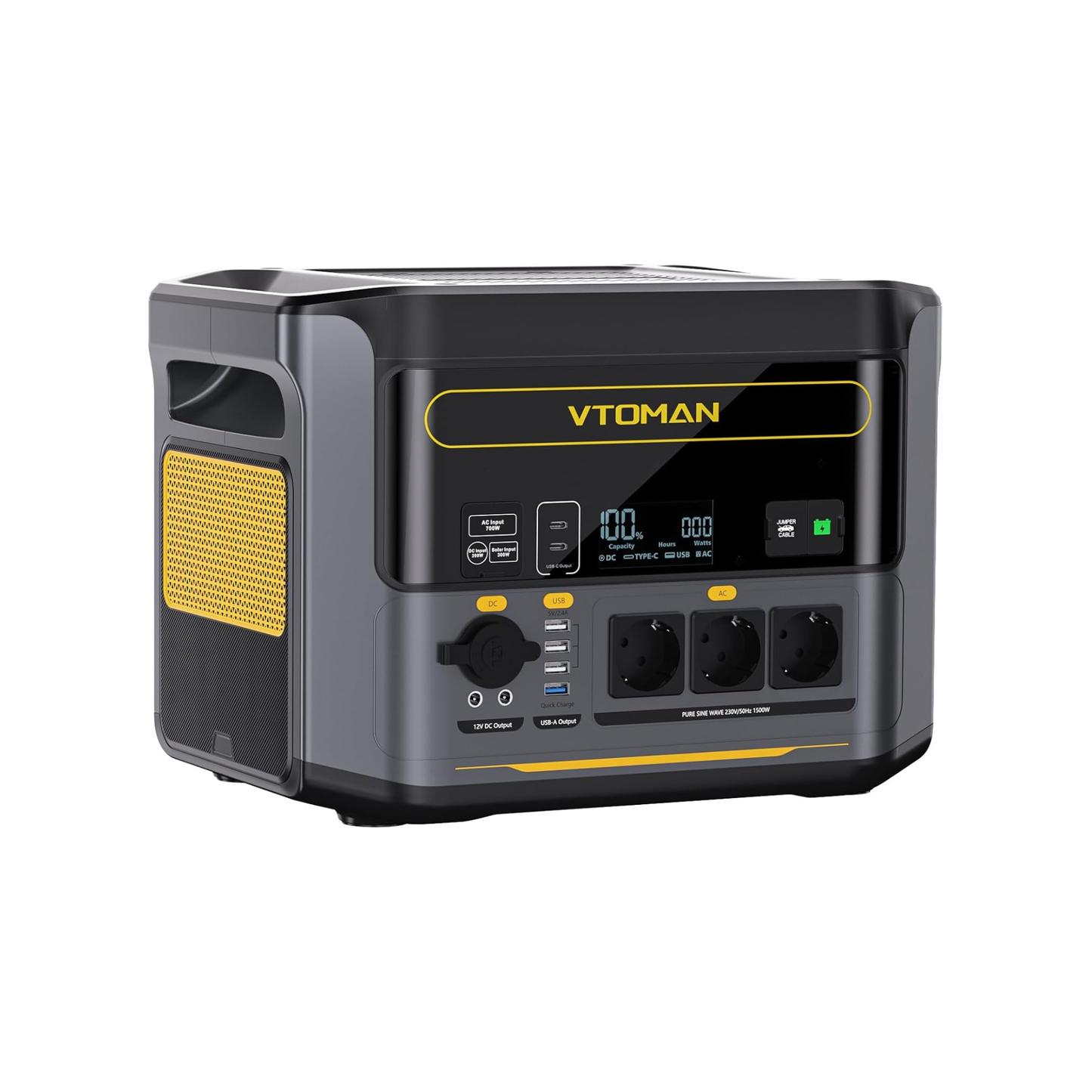 VTOMAN FlashSpeed 1000 Stazione di Energia Portatile 828Wh 1000W con prese EU