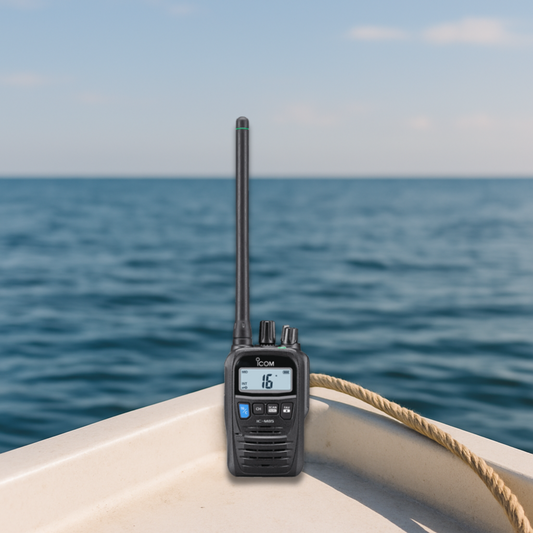 IC-M85E Icom  Ricetrasmettitore VHF Nautico Portatile - Programmabile su frequenze PMR professionali