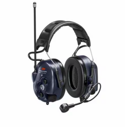 3M Peltor WS LiteCom Plus (MT73H7A4410WS6-EU) Cuffie microfono con radio incorporata PMR446 con PTT e Bluetooth con bardatura temporale