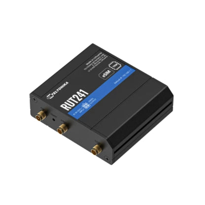 Teltonika RUT241 eSIM Industrial Cellular Router,  4G/LTE (Cat 4), 3G, 2G, e-SIM
