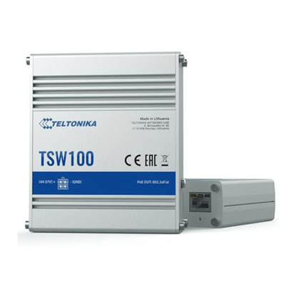 Teltonika TSW100 Switch Industriale PoE Ethernet Professionale 5 Porte Unmanaged