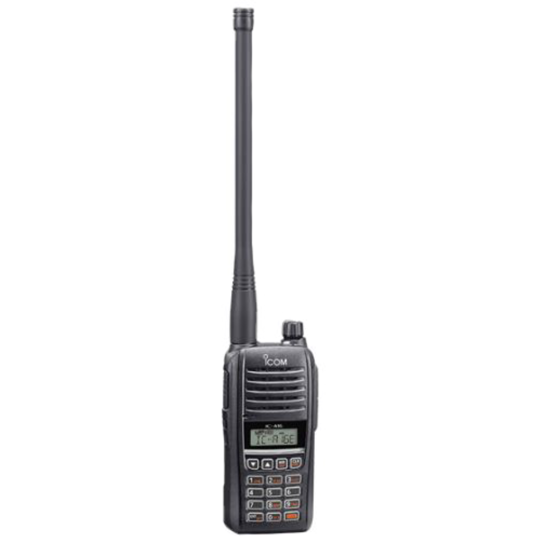 Icom IC-A16E, icom radio, icom radio vhf,rradio aeronautica, radio aeronautica icom, radio vhf aeronautica, icom aeronautica,icom aeronautico, ricetrasmittente aeronautica portatile