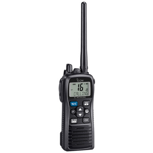 IC-M73EURO Icom – Ricetrasmettitore VHF nautico ergonomico, resistente con funzione Vox integrata
