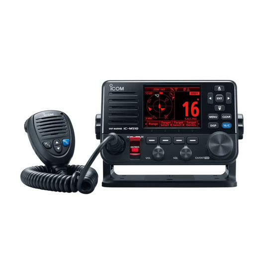 IC-M510E Icom – Ricetrasmettitore Nautico Fisso VHF con display a colori, WLAN, GNSS e DSC in classe D