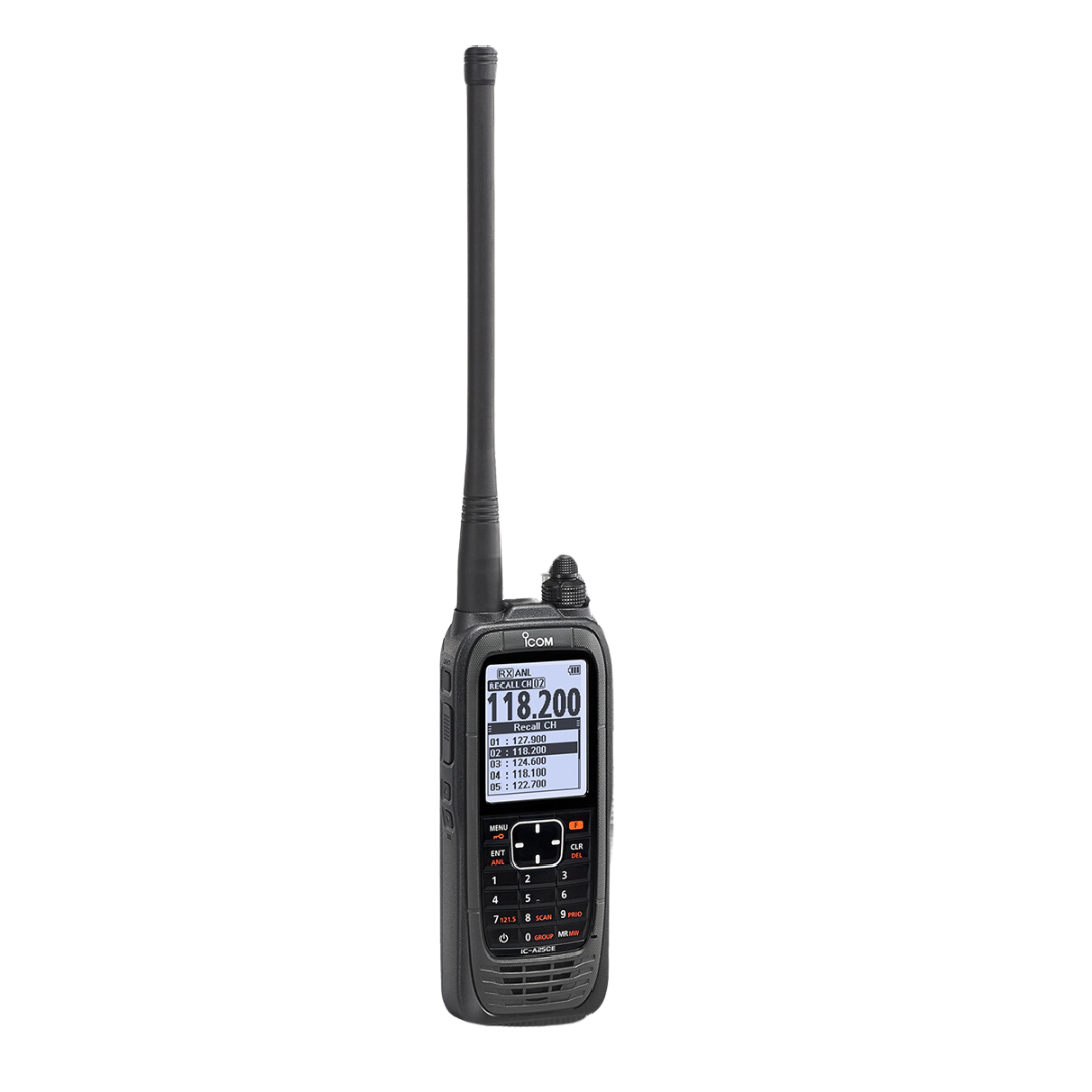 icom ic-a25, ic-a25, radio aeronautica, radio aeronautica icom, radio vhf aeronautica, icom aeronautica,icom aeronautico,  ricetrasmittente aeronautica portatile